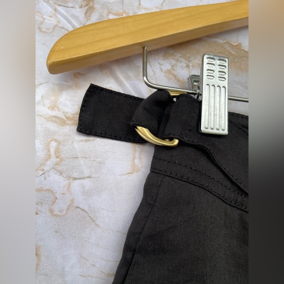 Aje Black Linen-Blend Elements Flared Pant, Brand Size 8 - Picture 7 of 16